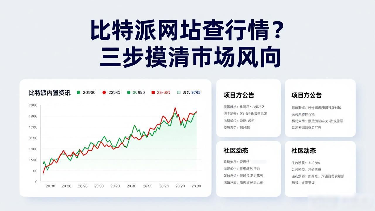 比特派网址查行情？三步摸清市场风向