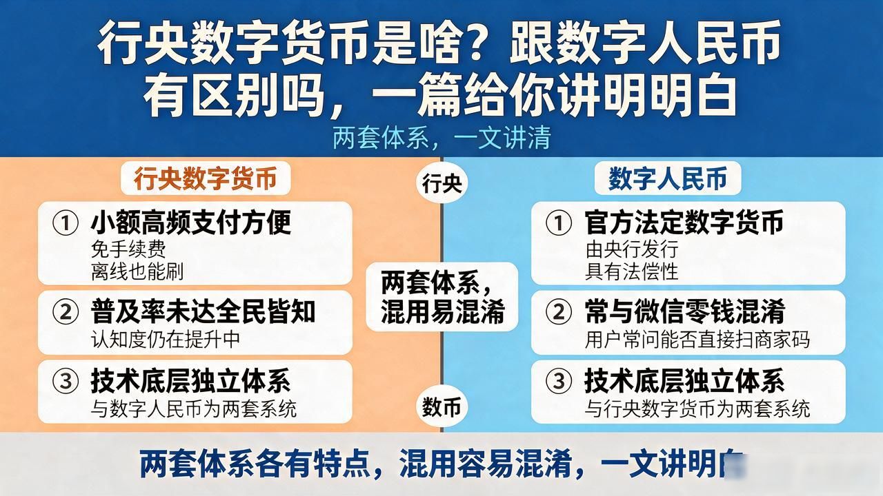 行央数字货币是啥？跟数字人民币有区别吗，一篇给你讲明白