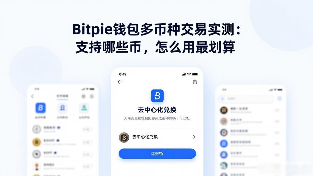 Bitpie钱包多币种交易实测：支持哪些币，怎么用最划算