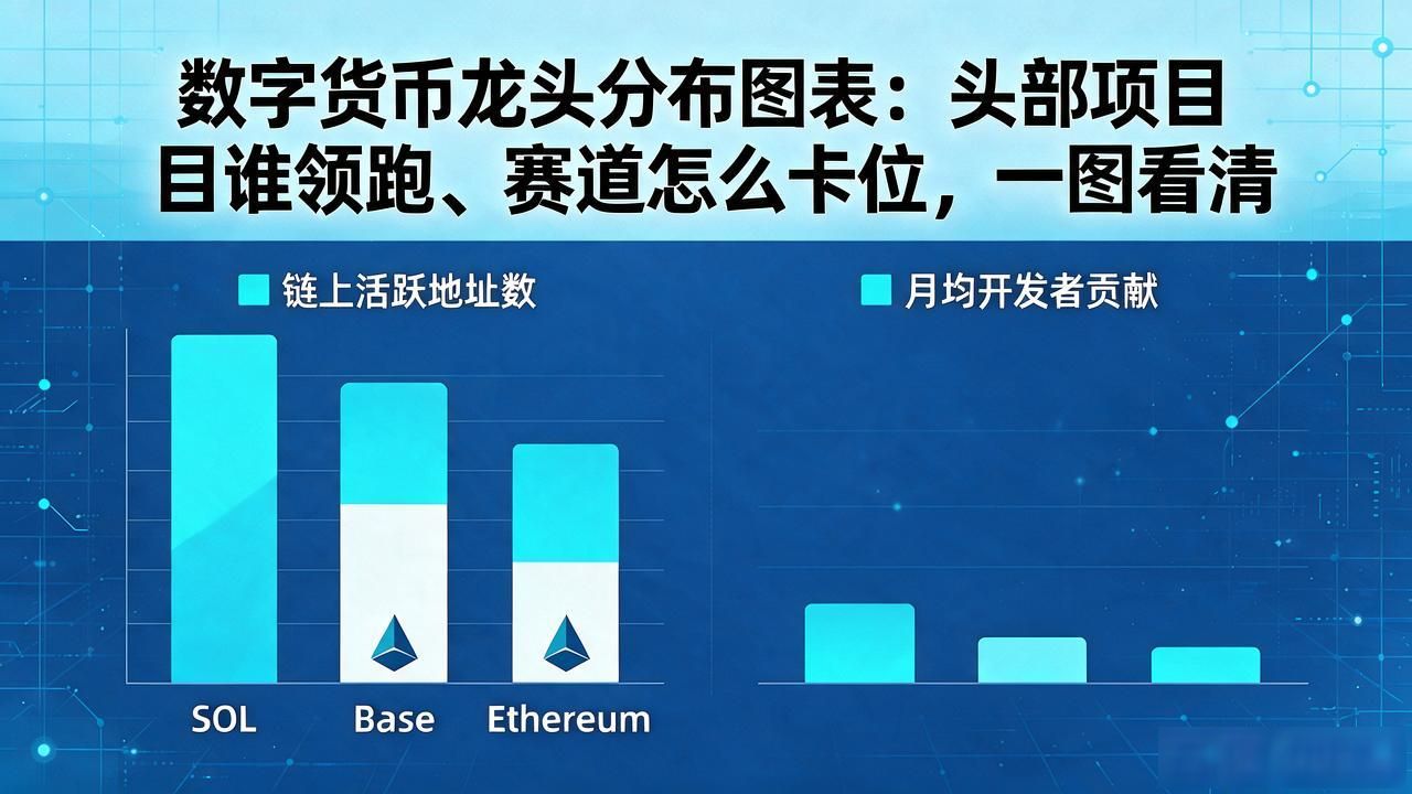数字货币龙头分布图表解读_市值与链上活跃度数据错位分析_数字货币龙头分布图表