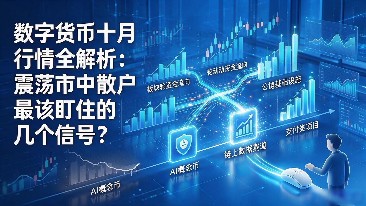 数字货币十月行情全解析：震荡市中散户最该盯住的几个信号