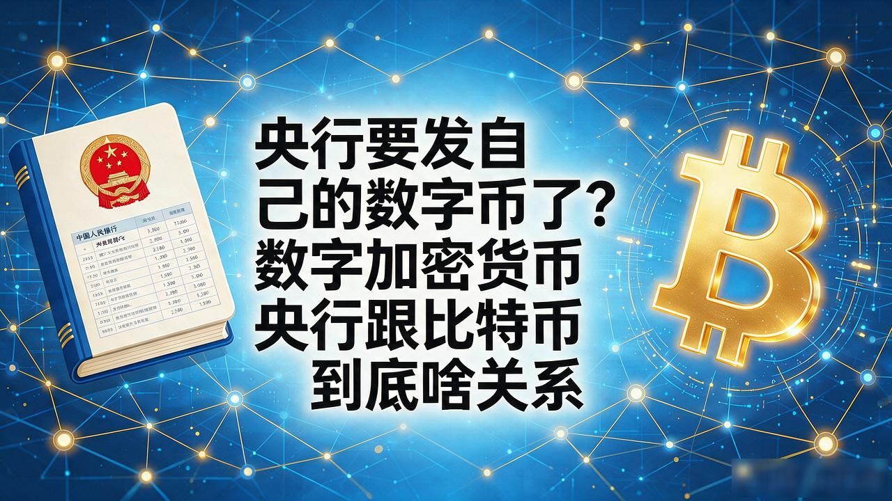 央行要发自己的数字币了？数字加密货币央行跟比特币到底啥关系