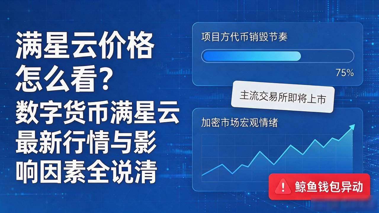 满星云价格怎么看？数字货币满星云最新行情与影响因素全说清