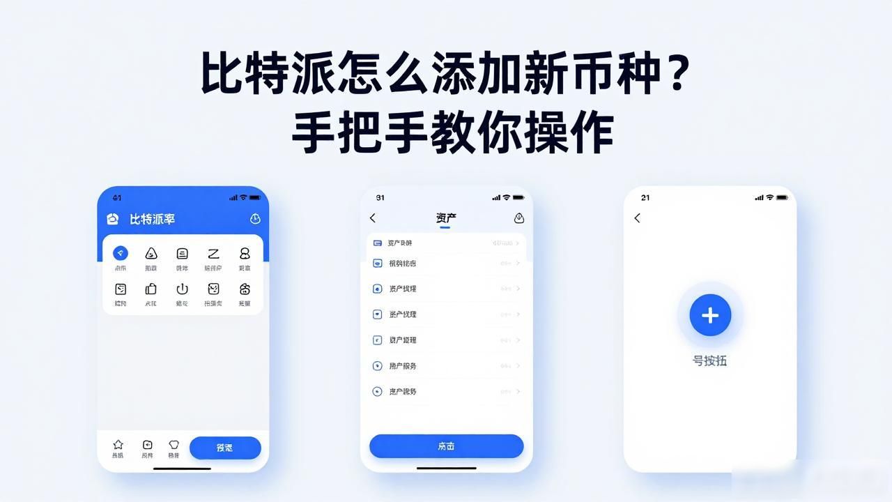 比特派怎么添加新币种？手把手教你操作