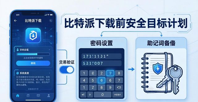 比特派下载前，两步定好你的目标计划