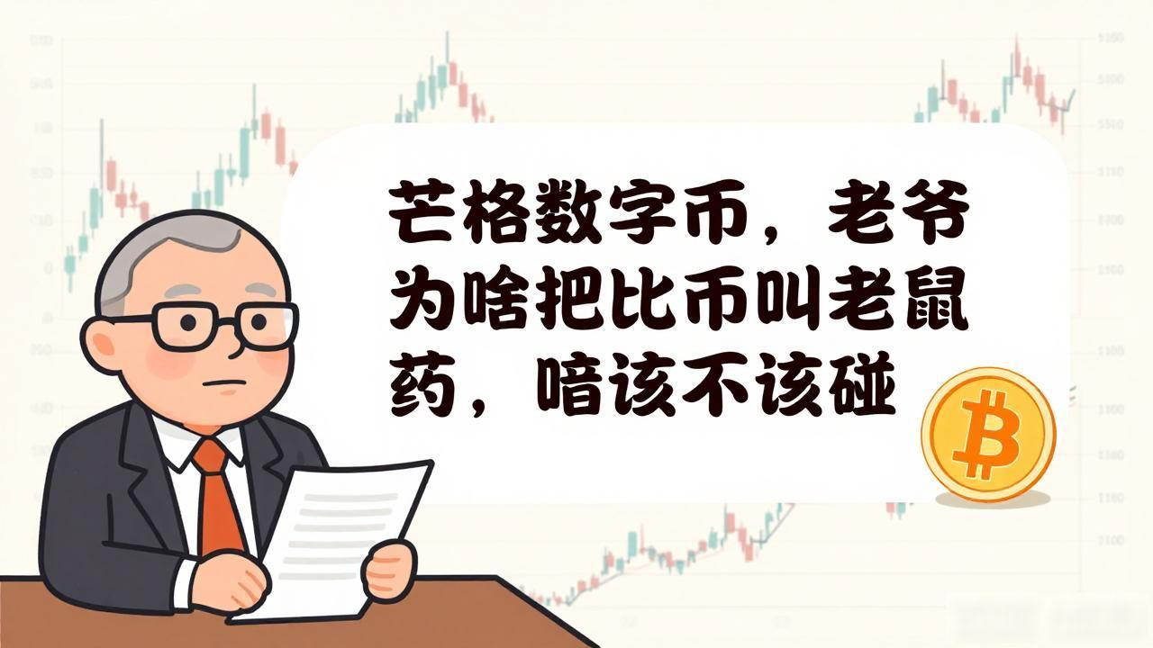 芒格数字货币，老爷子为啥把比特币叫老鼠药，咱该不该碰