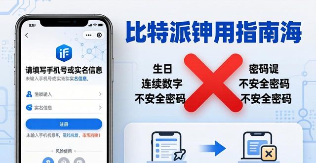 比特派下载注册使用注意事项