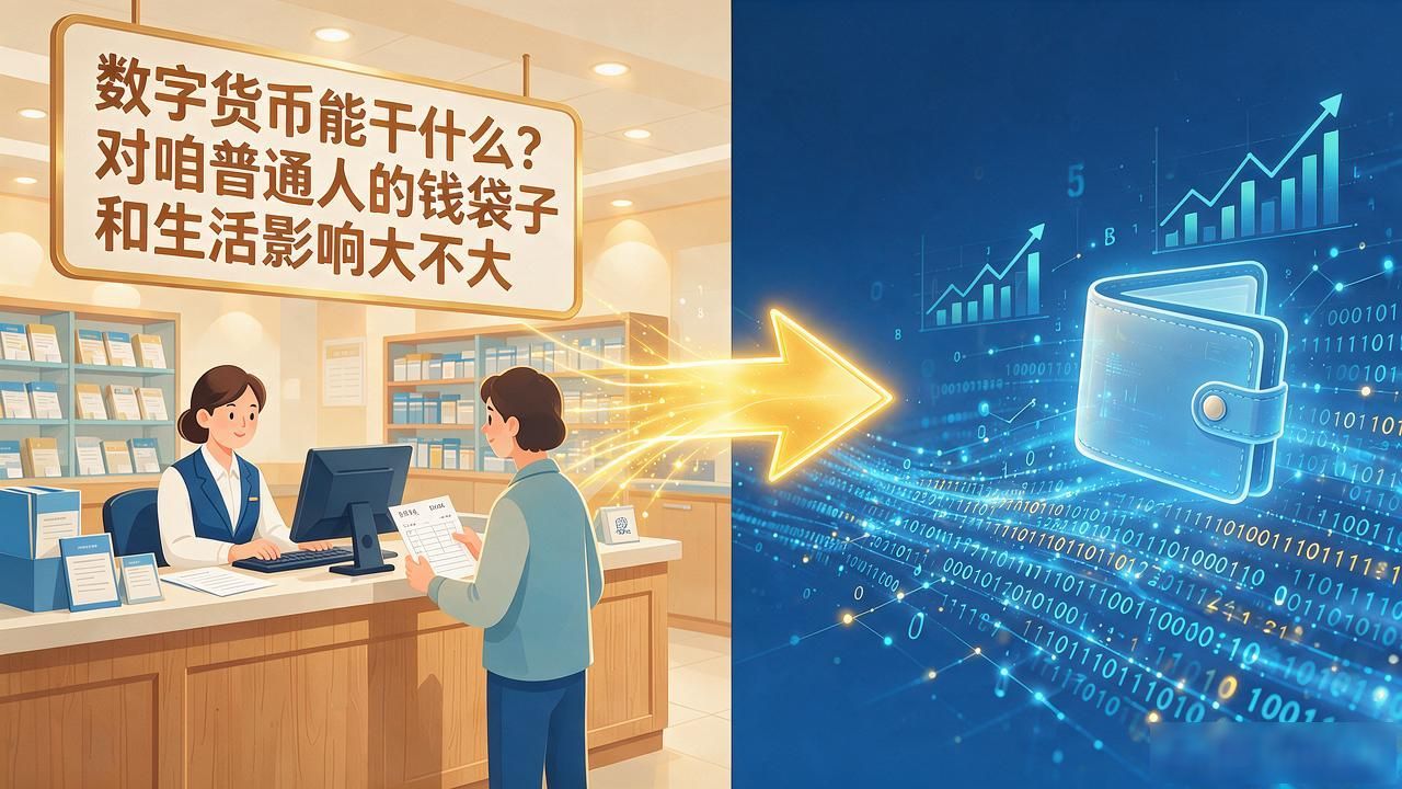 数字货币能干什么？对咱普通人的钱袋子和生活影响大不大