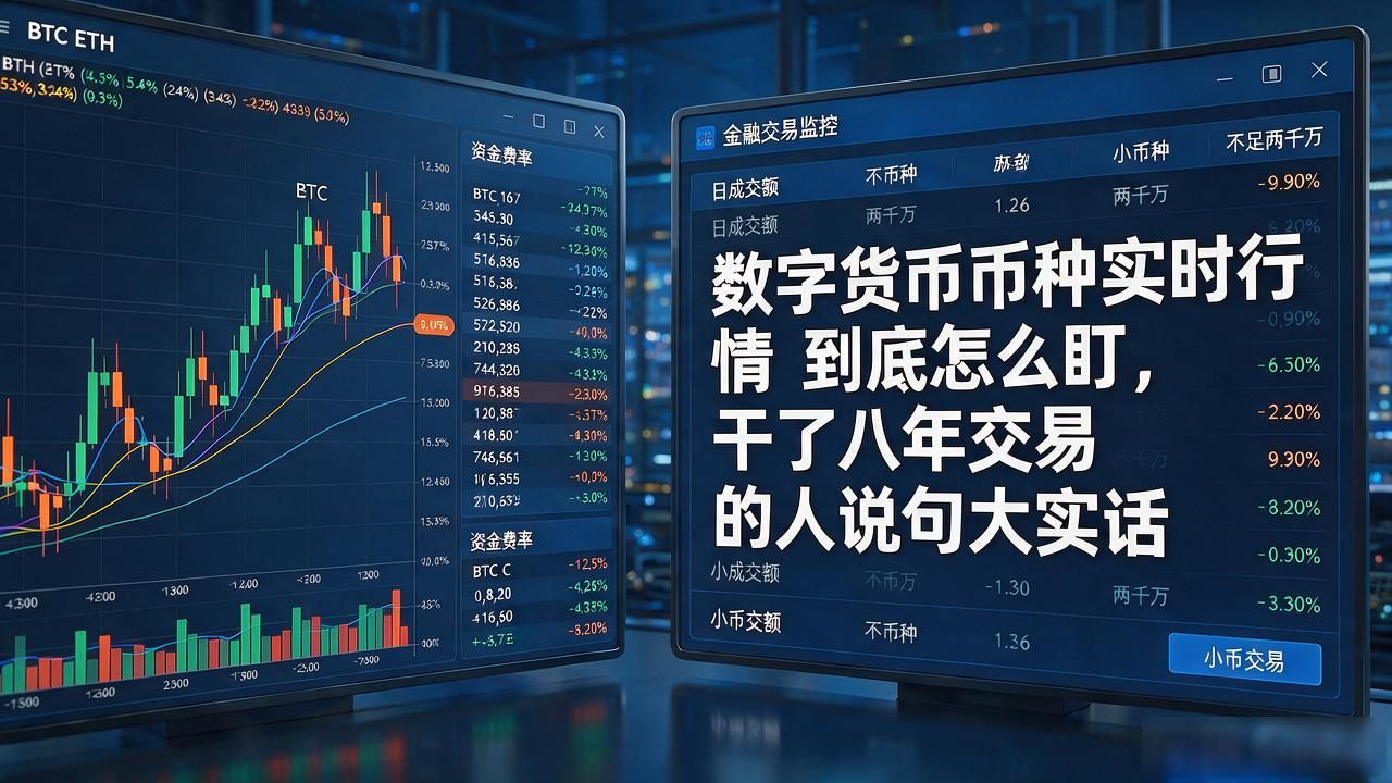 数字货币币种实时_盘口深度大额成交记录分析_盯币种关键数据
