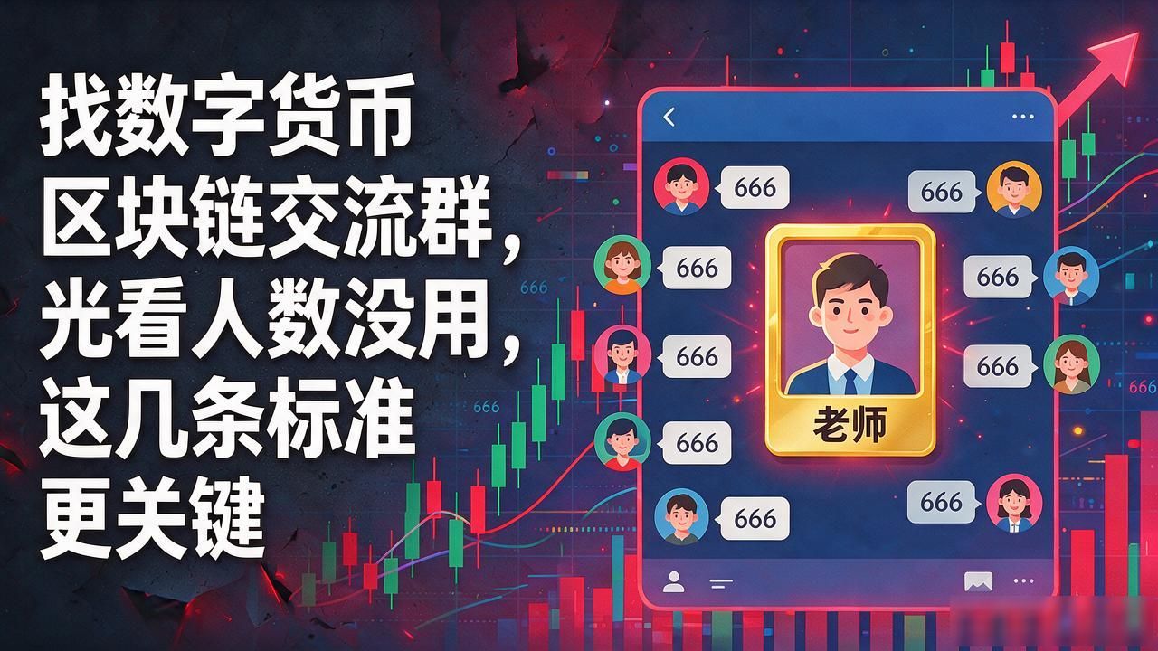 找数字货币区块链交流群，光看人数没用，这几条标准更关键