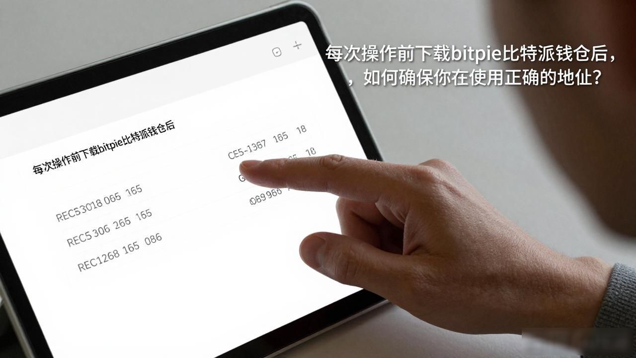 下载bitpie比特派钱包后,如何确保你在使用正确的地址?_比特派钱包接收地址核对_加密货币转账地址错误防范