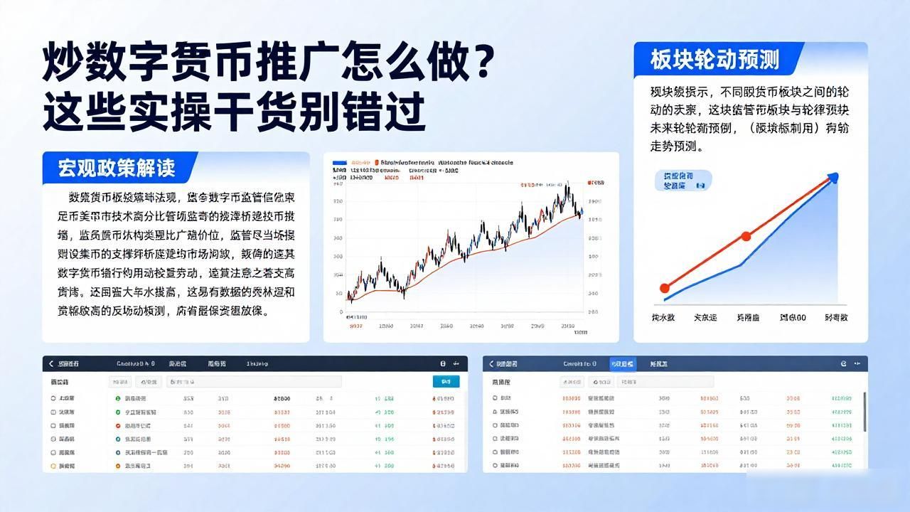 炒数字货币推广怎么做？这些实操干货别错过