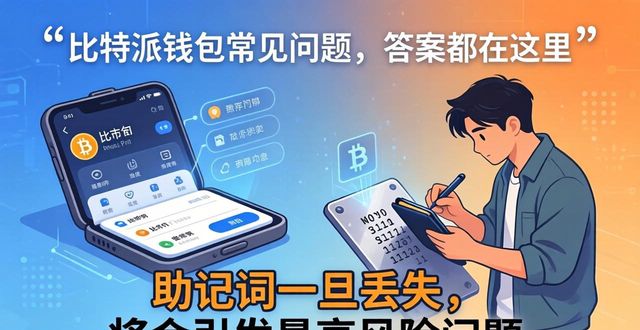 比特派钱包常见问题，答案都在这里