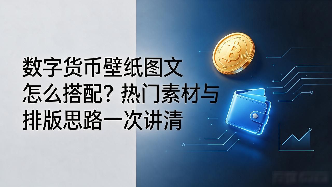 数字货币壁纸图文怎么搭配？热门素材与排版思路一次讲清