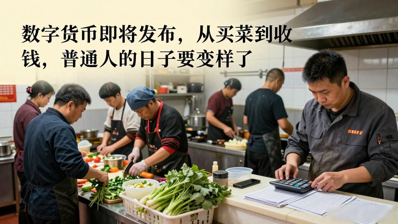 数字货币即将发布，从买菜到收钱，普通人的日子要变样了