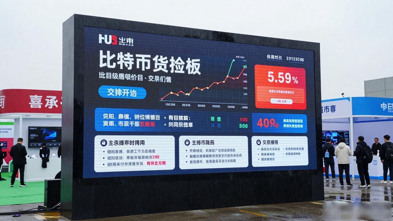 数字货币荧光板：LED屏让币圈营销更吸睛