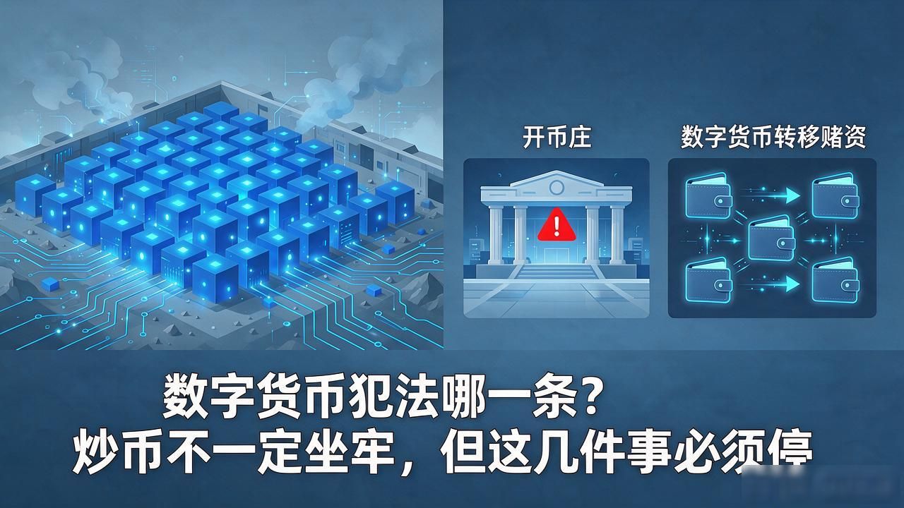 数字货币犯法哪一条？炒币不一定坐牢，但这几件事必须停