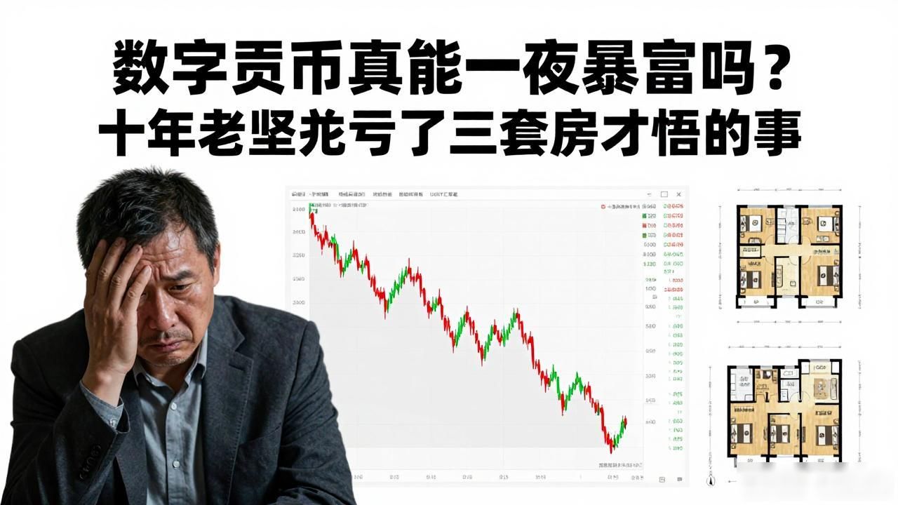 数字货币真能一夜暴富吗？十年老韭菜亏了三套房才悟的事