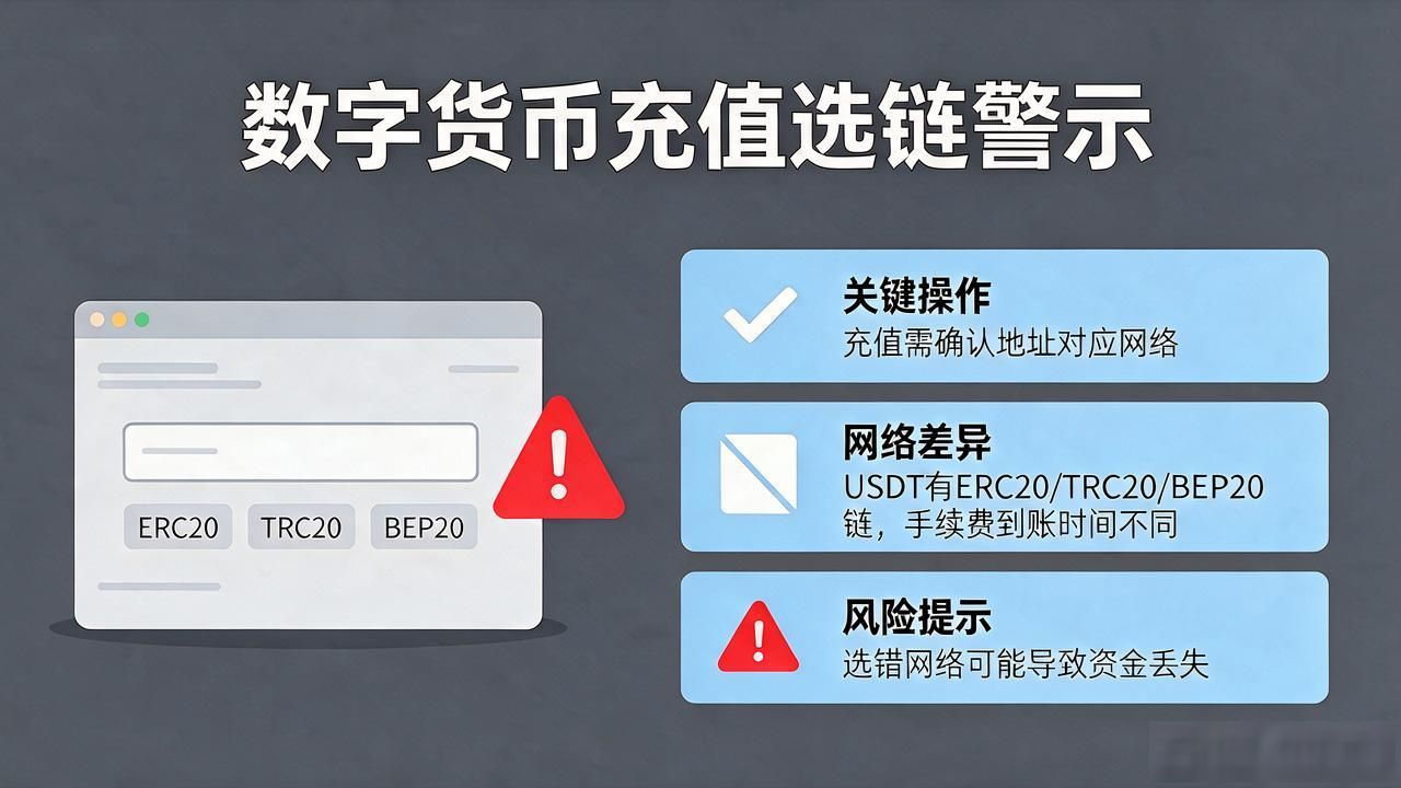 数字货币余额怎么充值？三步操作，新手别把币打到错地址