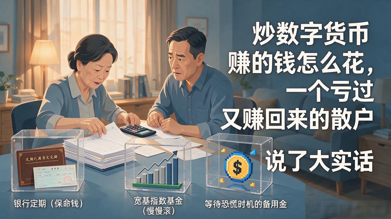 炒数字货币赚的钱怎么花，一个亏过又赚回来的散户说了大实话