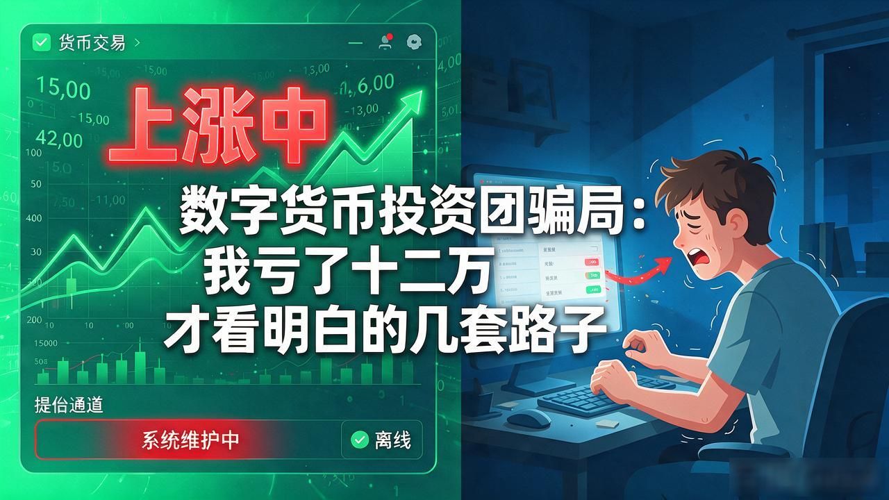 数字货币投资团骗局：我亏了十二万才看明白的几套路子