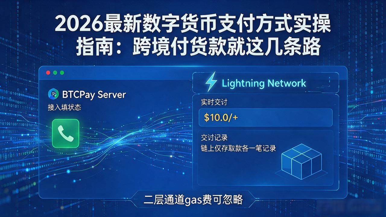 2026最新数字货币支付方式实操指南：跨境付货款就这几条路