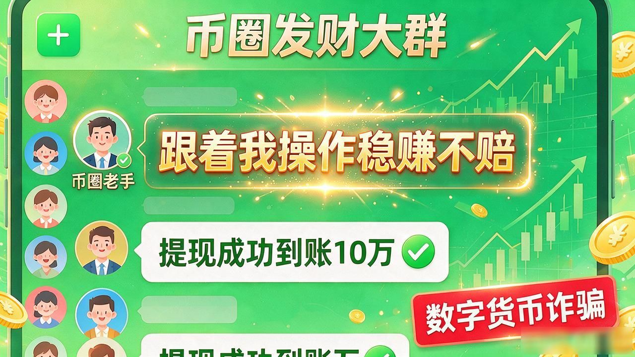 最近数字货币诈骗手法又升级了，看清这几个套路，别再往里砸钱