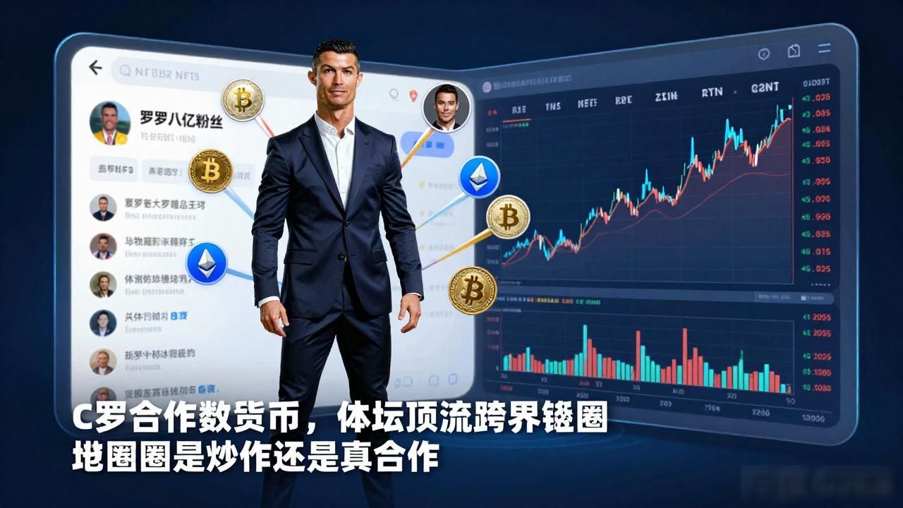 C罗合作数字货币，体坛顶流跨界加密圈是炒作还是真合作