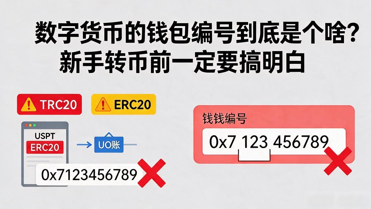 数字货币的钱包编号到底是个啥？新手转币前一定要搞明白