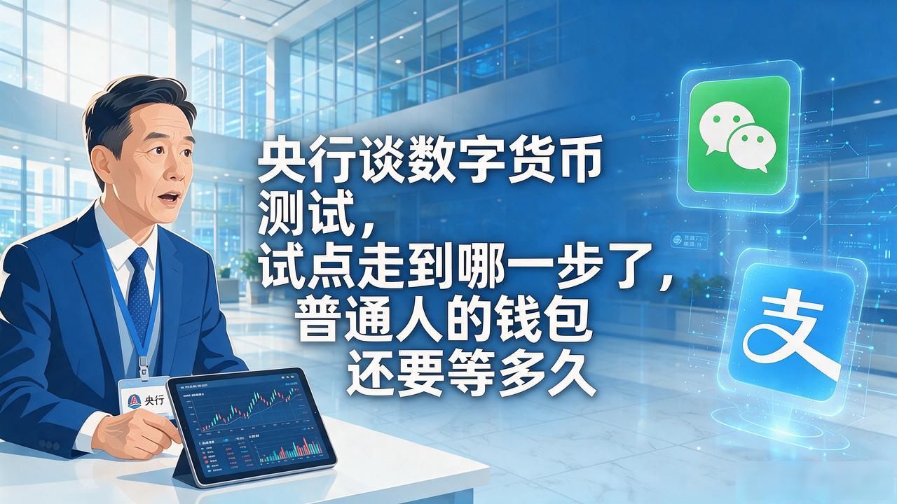 央行谈数字货币测试，试点走到哪一步了，普通人的钱包还要等多久