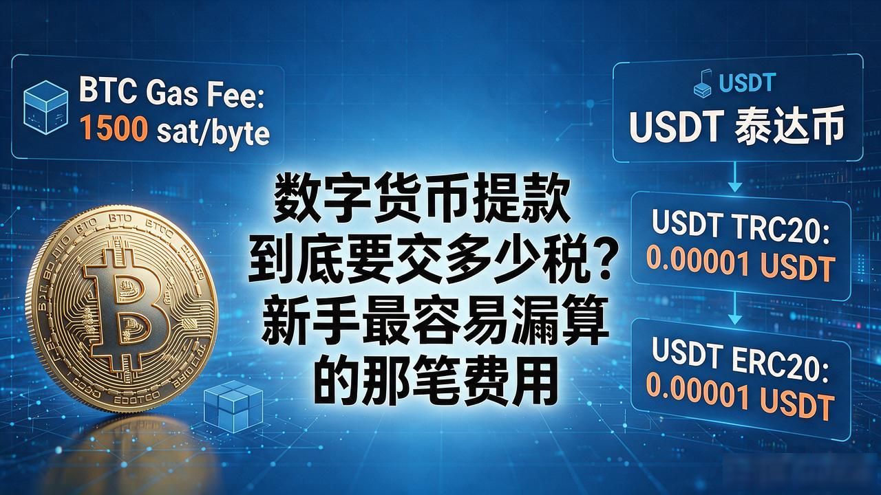 数字货币提款到底要交多少税？新手最容易漏算的那笔费用