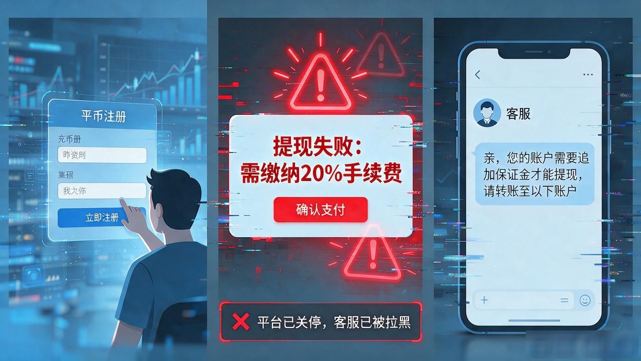 数字货币平台套路拆解：从注册到无法提现，每一步都是设计好的