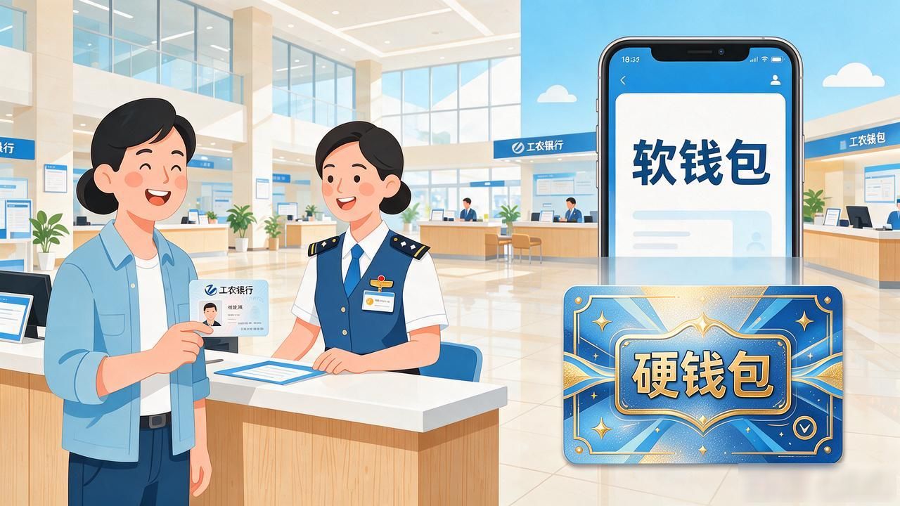 工农银行数字货币怎么领？带身份证去柜台，一次就能办好不用跑第二趟