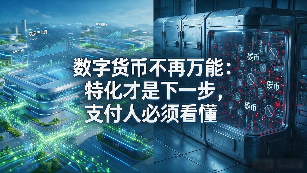 数字货币不再万能：特化才是下一步，支付人必须看懂