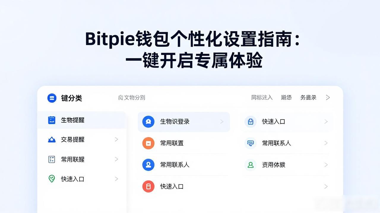 Bitpie钱包个性化设置_如何在Bitpie钱包中设置个性化选项与功能?_Bitpie钱包界面定制