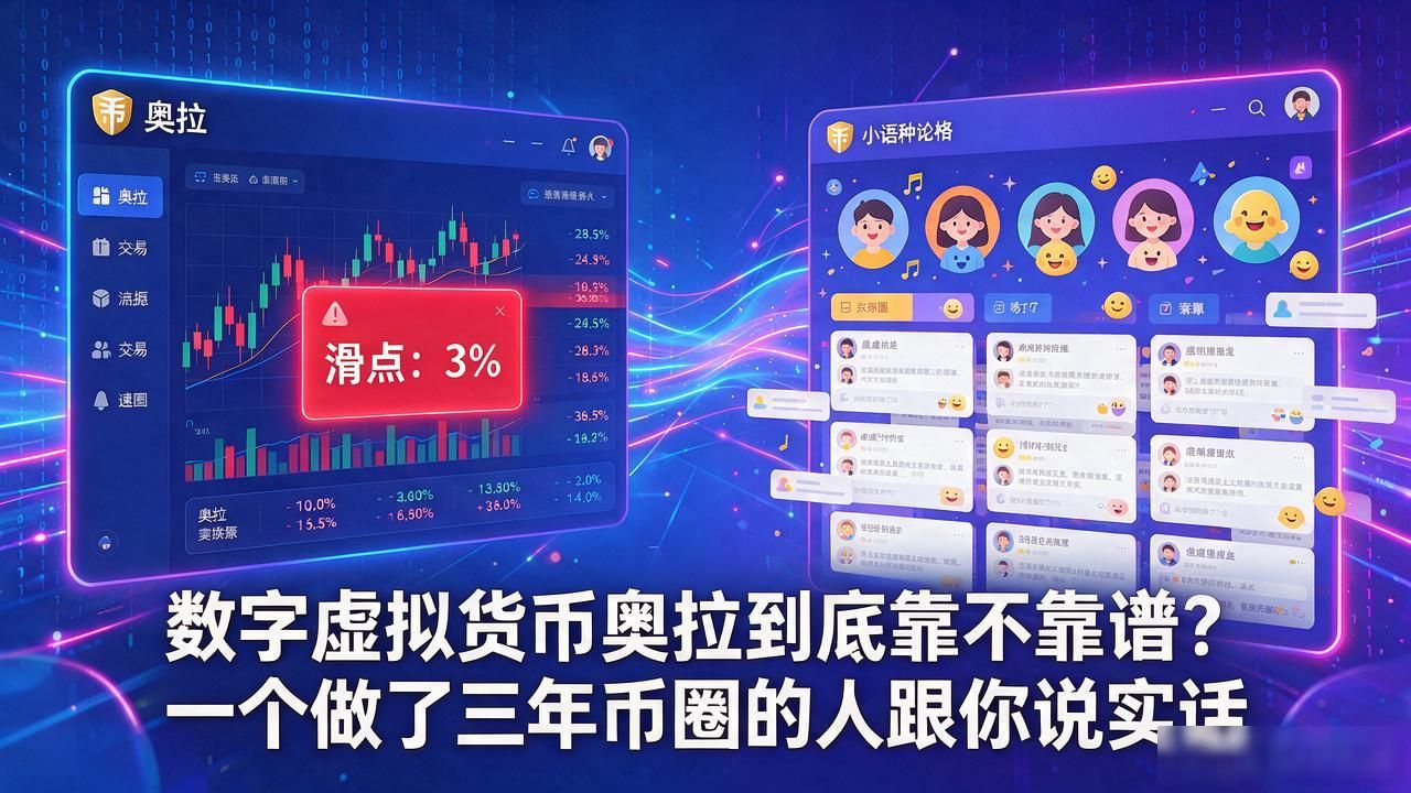 数字虚拟货币奥拉到底靠不靠谱？一个做了三年币圈的人跟你说实话