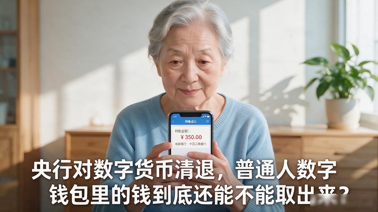 央行对数字货币清退，普通人数字钱包里的钱到底还能不能取出来