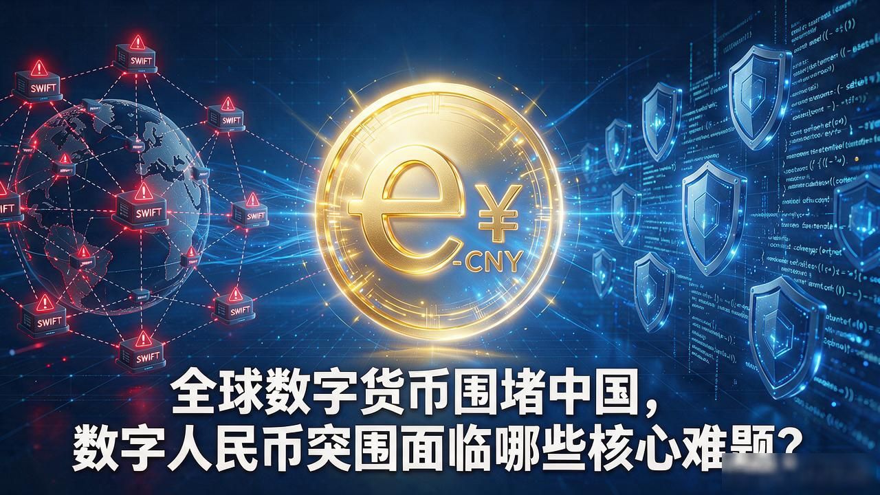全球数字货币围堵中国，数字人民币突围面临哪些核心难题