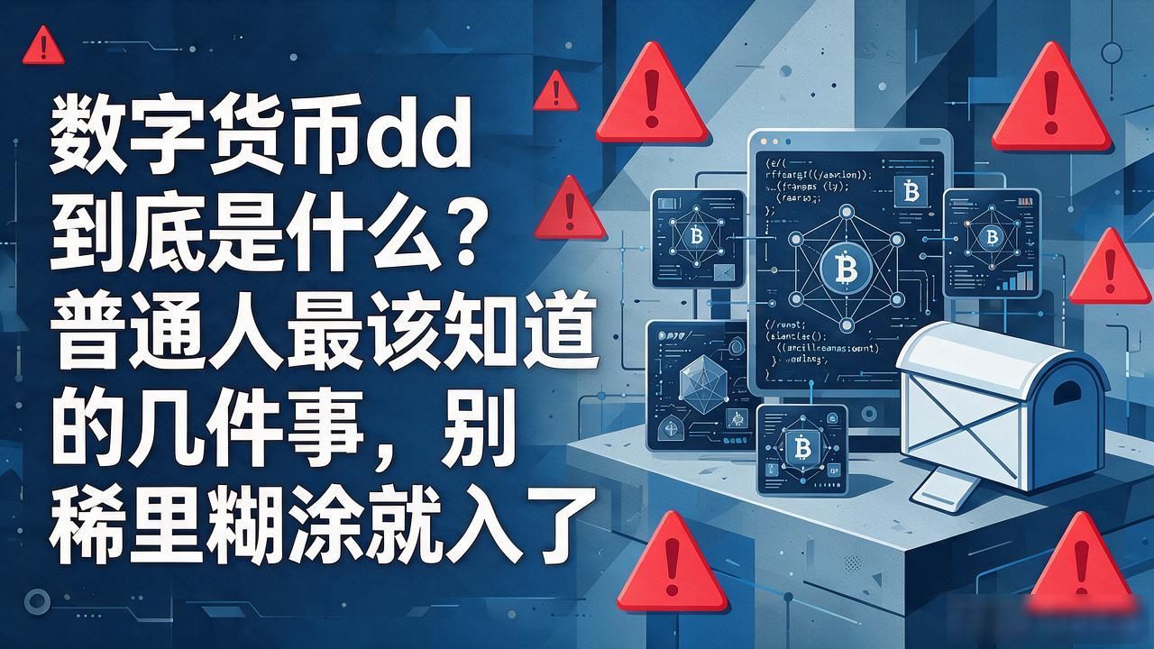 数字货币dd到底是什么？普通人最该知道的几件事，别稀里糊涂就入了
