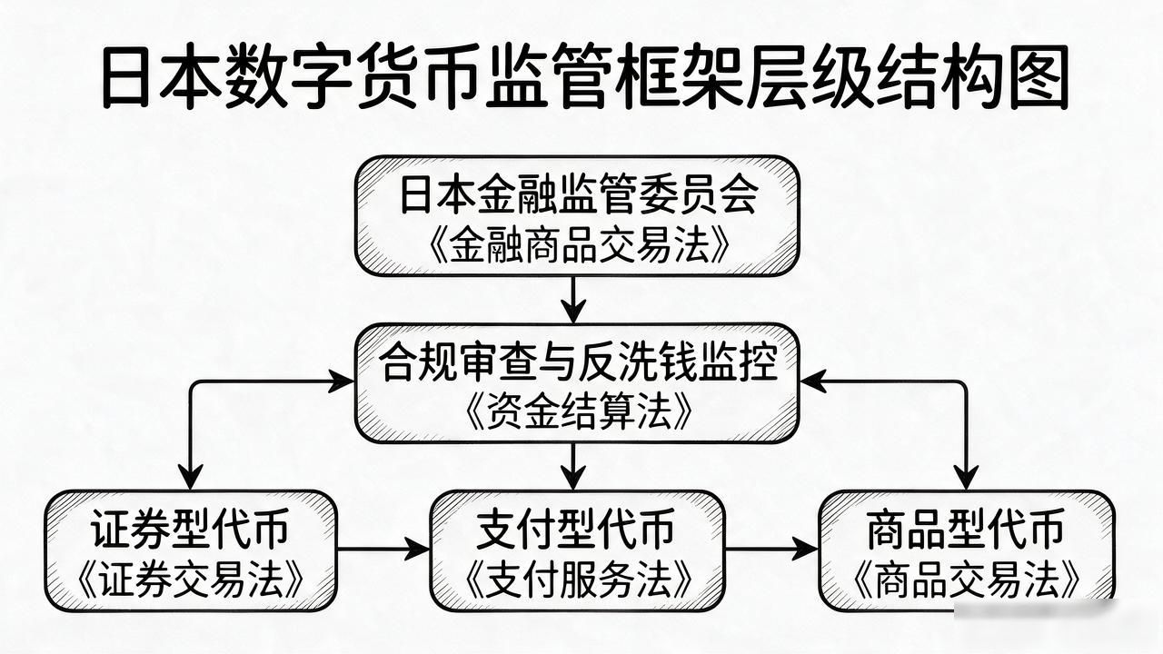 分层管理代币发行交易所运营消费者保护_日本数字货币框架图片_日本数字货币监管框架