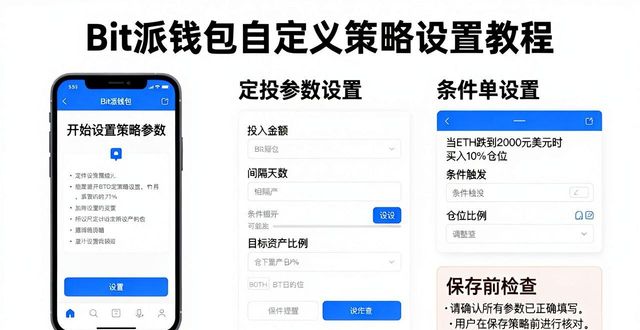 Bit派钱包最新版下载后，自定义策略三步搞定