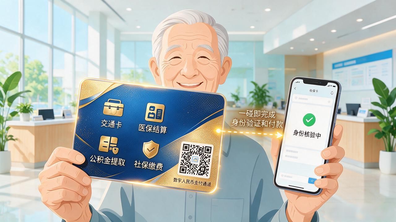 社保卡数字钱包功能整合_社保卡当钱包用办理流程_数字货币社保卡一卡通