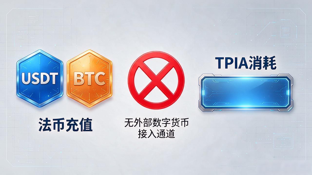 Live Topia内置经济体系TPIA与外部数字货币区别_live topia游戏可以用数字货币嘛_Live Topia游戏内是否支持直接支付USDT