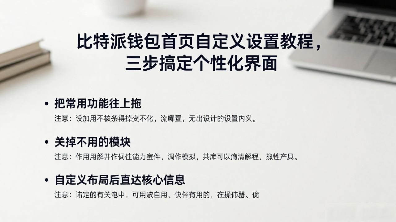 比特派钱包首页自定义_如何在比特派钱包中设置个性化首页?_比特派钱包界面设置教程